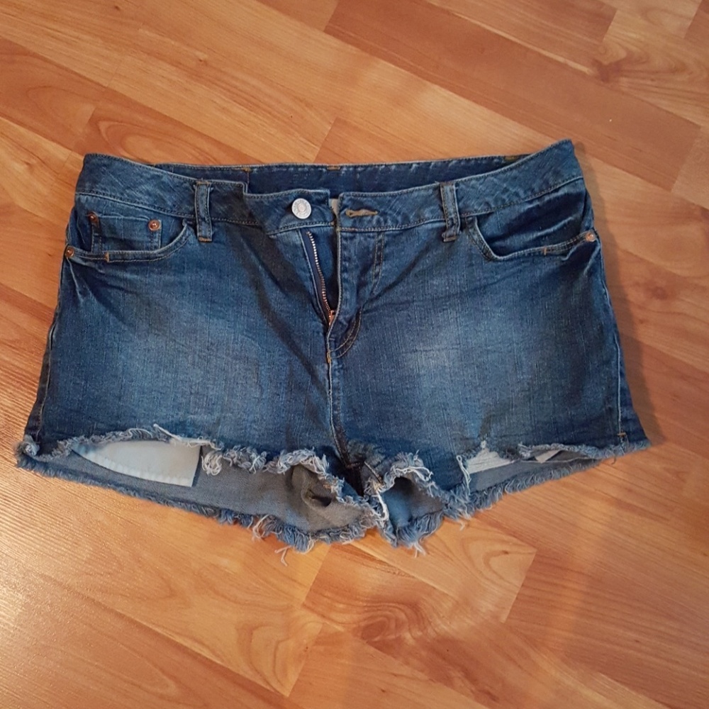Denim shorts